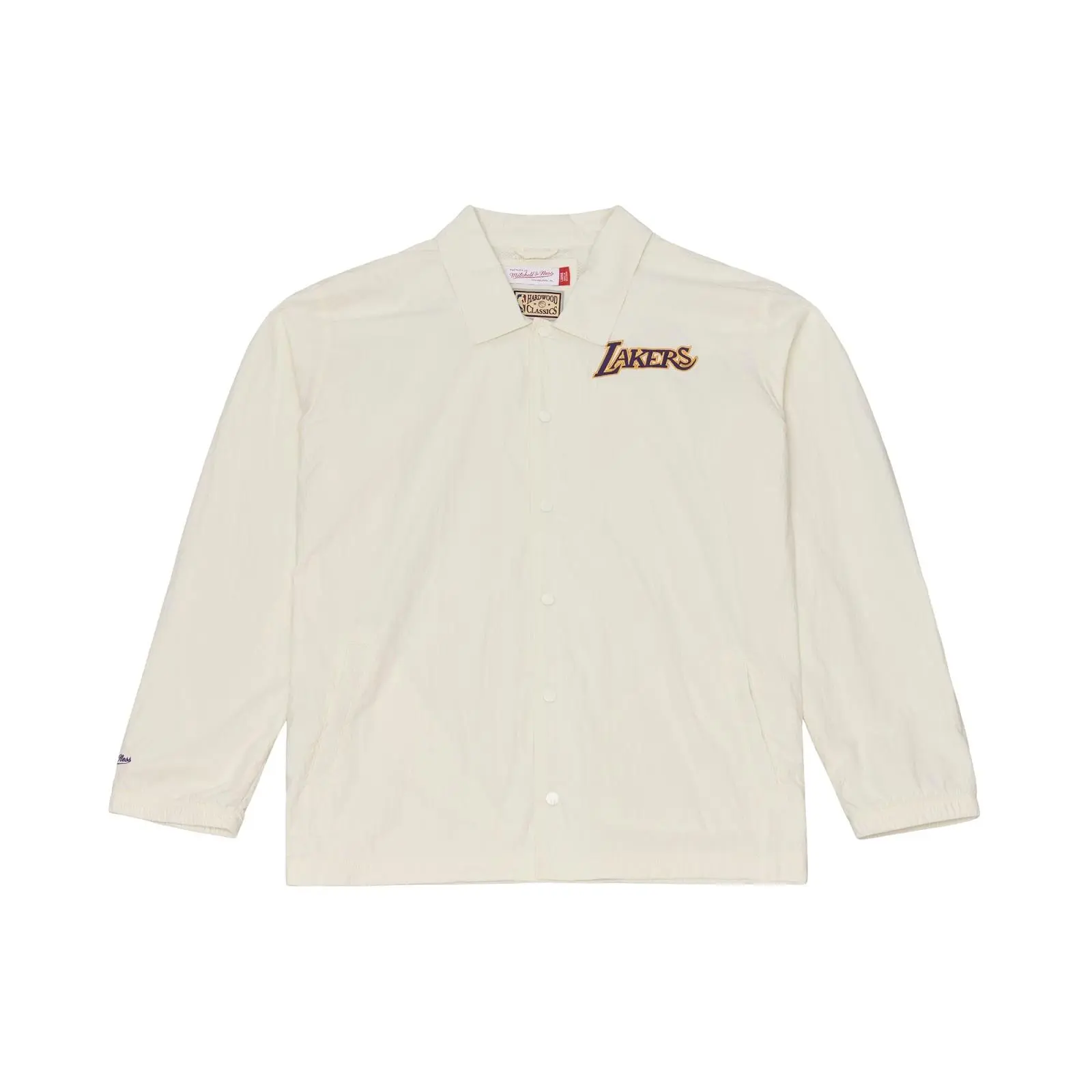 Los Angeles Lakers Cream Retro Roots Coaches Jacket