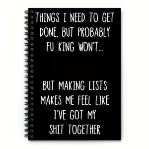 Bohemian Style Spiral Notebook Journal, Travel Diary Notebook, 1 Count Letter Pattern Cover Notebook, Office Stationery & Supplies, Ideal Gift for Friends and Colleagues【Only Notebook】