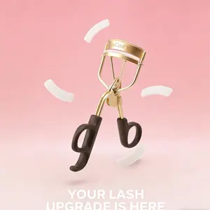 uCoolMe SilkAura Lash Curler Pro with Comfort Pads & Extra Silicone Replacement Pads for Crimped & Curled Lashes Perfect Eye-Framing Fringe Curling Makeup Cosmetics TikTokShopHolidayHaul