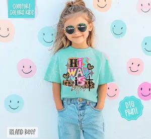 His Way Is Better Comfort Colors Youth Religious Tshirt