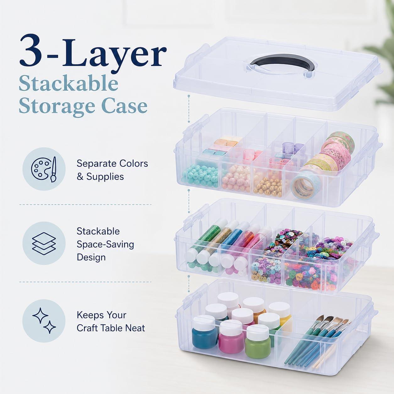 Simthread 63/40-Color German Materials Embroidery Thread Set, Stackable Plastic/Paper Box Options, 550yd 40WT Colorfast High Tenacity, Machine Friendly Sewing Craft Kit for Most Embroidery Sewing Machines