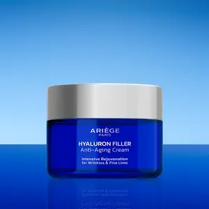 Hyaluron Filler Anti Aging Face Moisturizer Hydrating & Firming Cream with Hyaluronic Acid, Peptides & Squalane Plumping, Wrinkle Smoothing Day & Night Face Cream for Women & Men