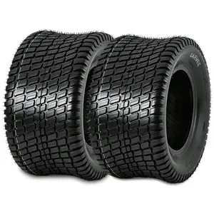 Gaomon Heavy Duty Turf Tire Set, 20x8.00-8 Nylon Ply 4-Ply Tubeless, 905 lbs Load, Puncture Res., Grooved Tread, 8" Rim Compatible, for Golf Cart & Riding Mower