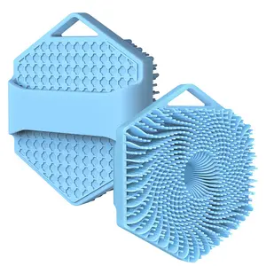 Body Scrubber 2-Pack – Silicone Exfoliators With Anti-Oil, Non-Slip Features, Ideal for Shower Use and Gentle on Skin for All Ages