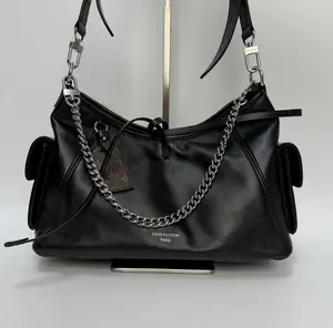 Pre-owned Louis Vuitton leather Crossbody Bags carryall cargo pm