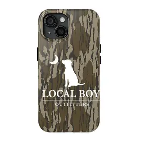 Local Boy Bottomland Camo Two-In-One Film Case - Durable, Shock-Absorbing, and Trendy Protection - for iPhone17 16, 15, 14, 13, 12 Plus, Pro, Max, and Samsung S25-22 Perfect Birthday Gift for Friends
