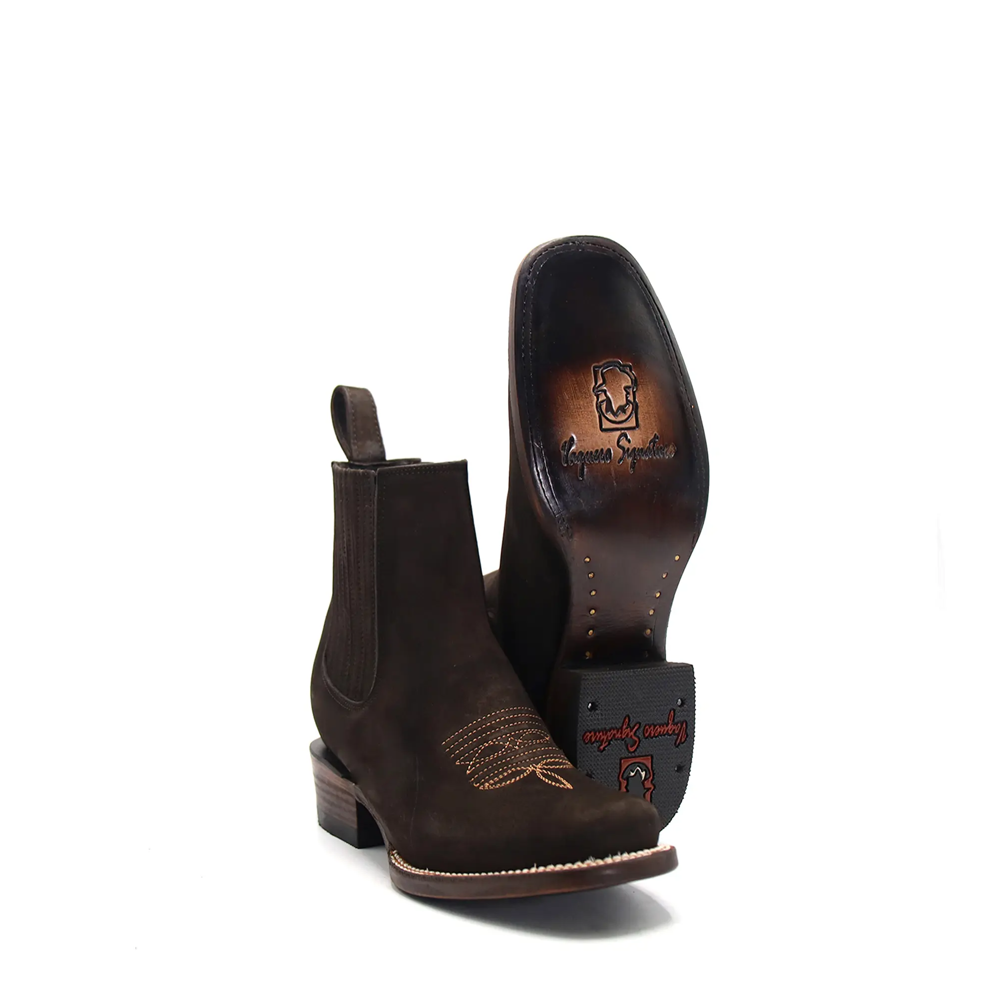 2352602 - Vaquero Signature Women's Rodeo Ankle Boots Nobuck Cafe