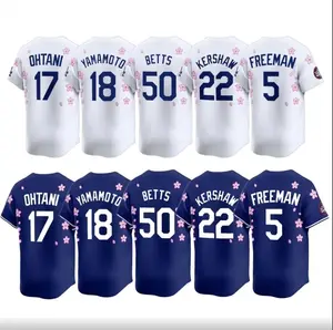 Shohei Ohtani #17 Dodgers Sakura Jersey Soft Fabric & Breathable Comfort, Ideal for Outdoor Activities & Daily Wear, Sport Top