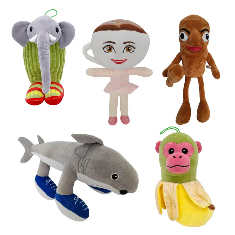 Viral 5Pcs Brainrot Meme Plushies Set. Featuring Ballerina Cappuccina. Soft Funny Comfort Plush Toys Cozy Room Decor. Ultimate Birthday Gag Gift Graduation Summer Camp for Teens Gen Z 2026 backtoschool