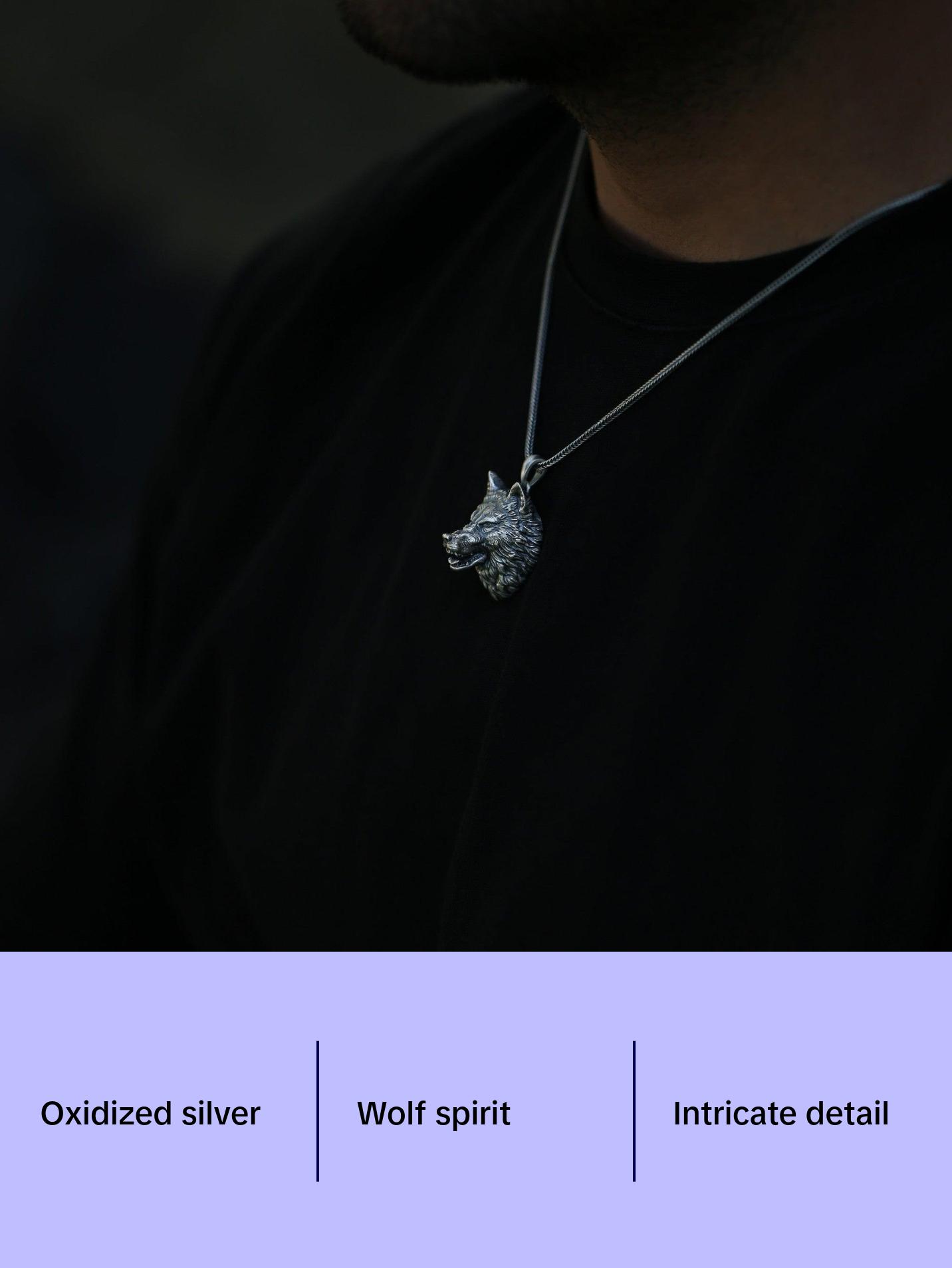 Fearless Wolf Necklace