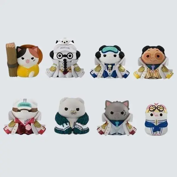 1 Box (1 Cat) of Luffy & Marine