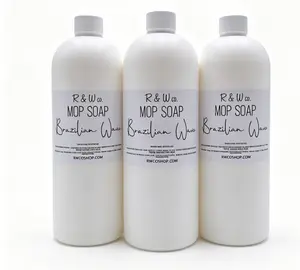 3Pack R&W Co. Highly Scented mop soap (Concentrated Formula)bot are enzyme powered mold cleaner Washable SteamCleaning Cloths Mini Wet and Dry Long Handle Wall HeavyDuty Remover Gel Brazilian Carpet Freshener Multi-PurposeLiquid Detergent Sample Pack