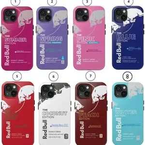 Drink Edition Redbull Collection – Premium Tough Phone Case 2026 HY827 | Phone Case Suitable for iPhone 17-11 Pro Max/Plus and Samsung Galaxy S23-25