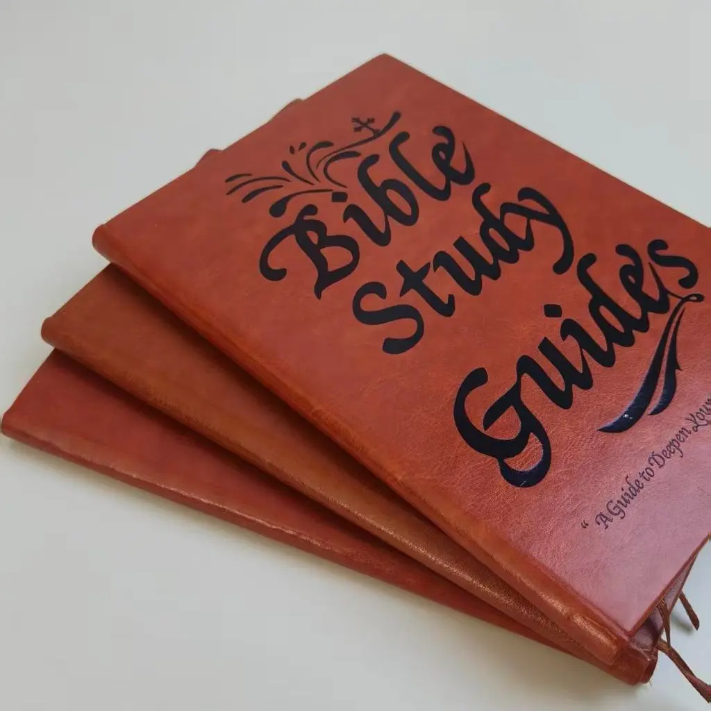 66-Page Guided Bible Study Journal - Christian Office Stationery Supplies, Notes Notebook, Reflection Journal, Daily Devotional Prayer Gift