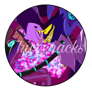 Fizzarolli x Asmodeus Button from Helluva Boss