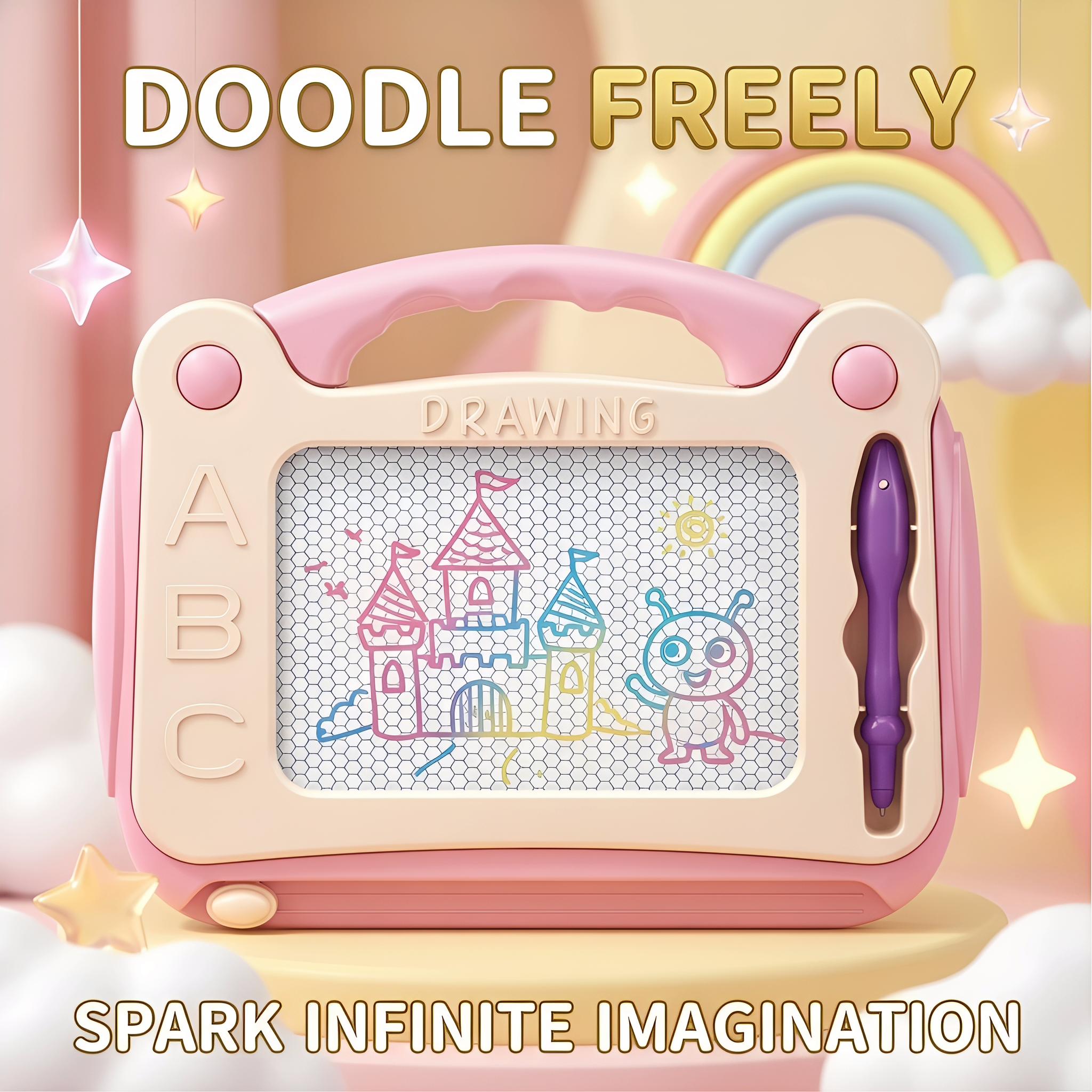 Magnetic Drawing Board for Toddlers Toddler Toys for Age 1 2 3 Boys Girls, Sketch Pad Birthday Easter Christmas Halloween Kids Toy Gifts for Boys and Girls