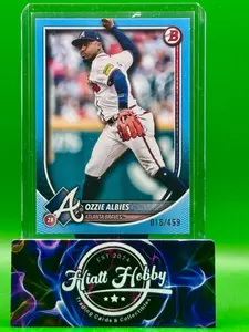 2025 Bowman - Ozzie Albies #71 - Sky Blue Border /499