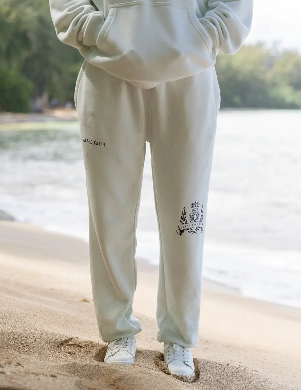 God First Sporty Sweatpants with Hidden Drawcord, Unisex Relaxed Fit in a Super Soft, Pre-Shrunk 70% Cotton Blend, S, M, Casual Wear, Sporty Chic, Loose Fit Sweatpants, Relaxed Cut, Pre-Shrunken, Casual Sports