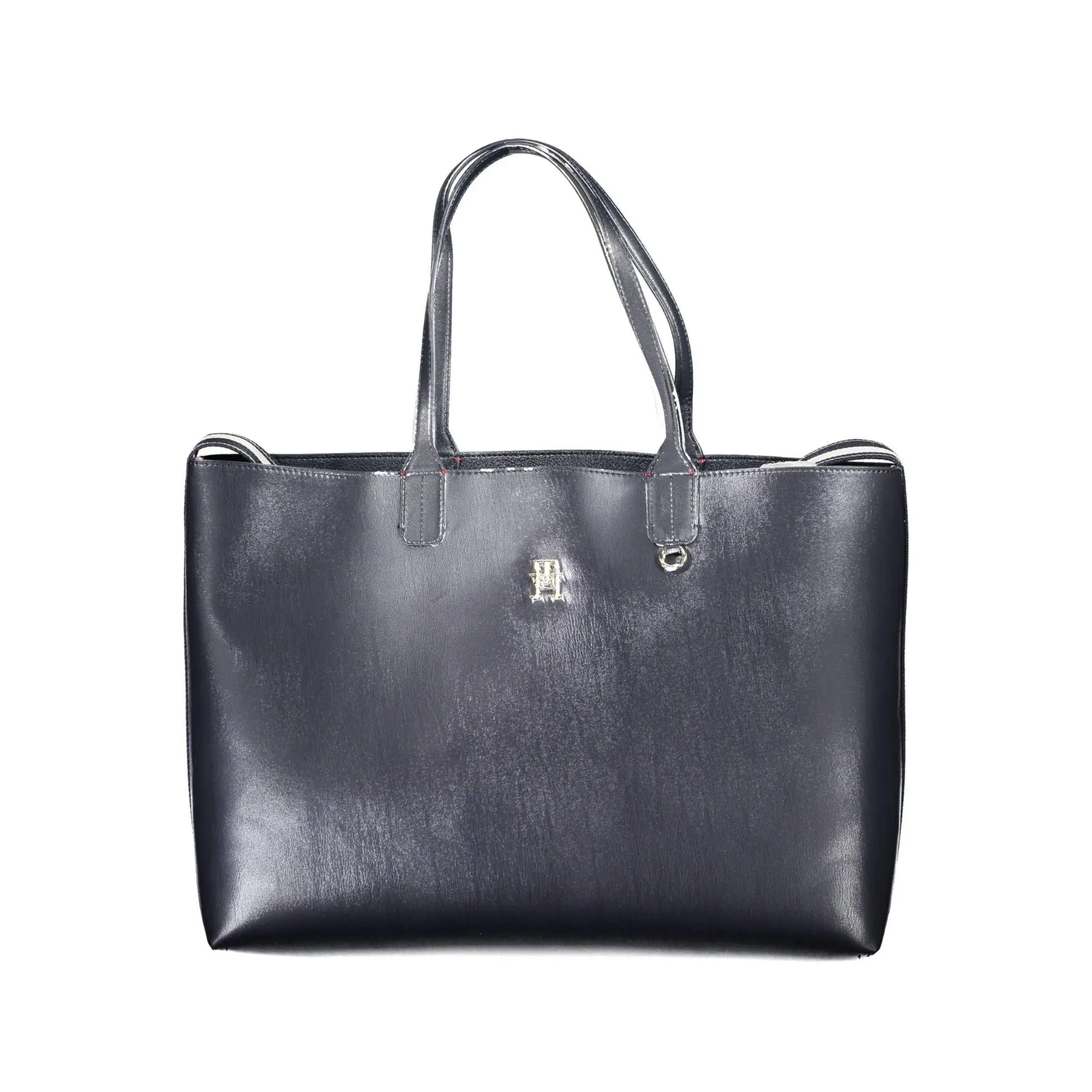Tommy Hilfiger Blue Polyurethane Handbag