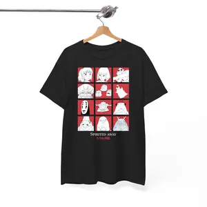 Studio Ghibli Graphic Tshirt, Spirited Away Tshirt, Anime Tshirt, Miyazaki Hayao