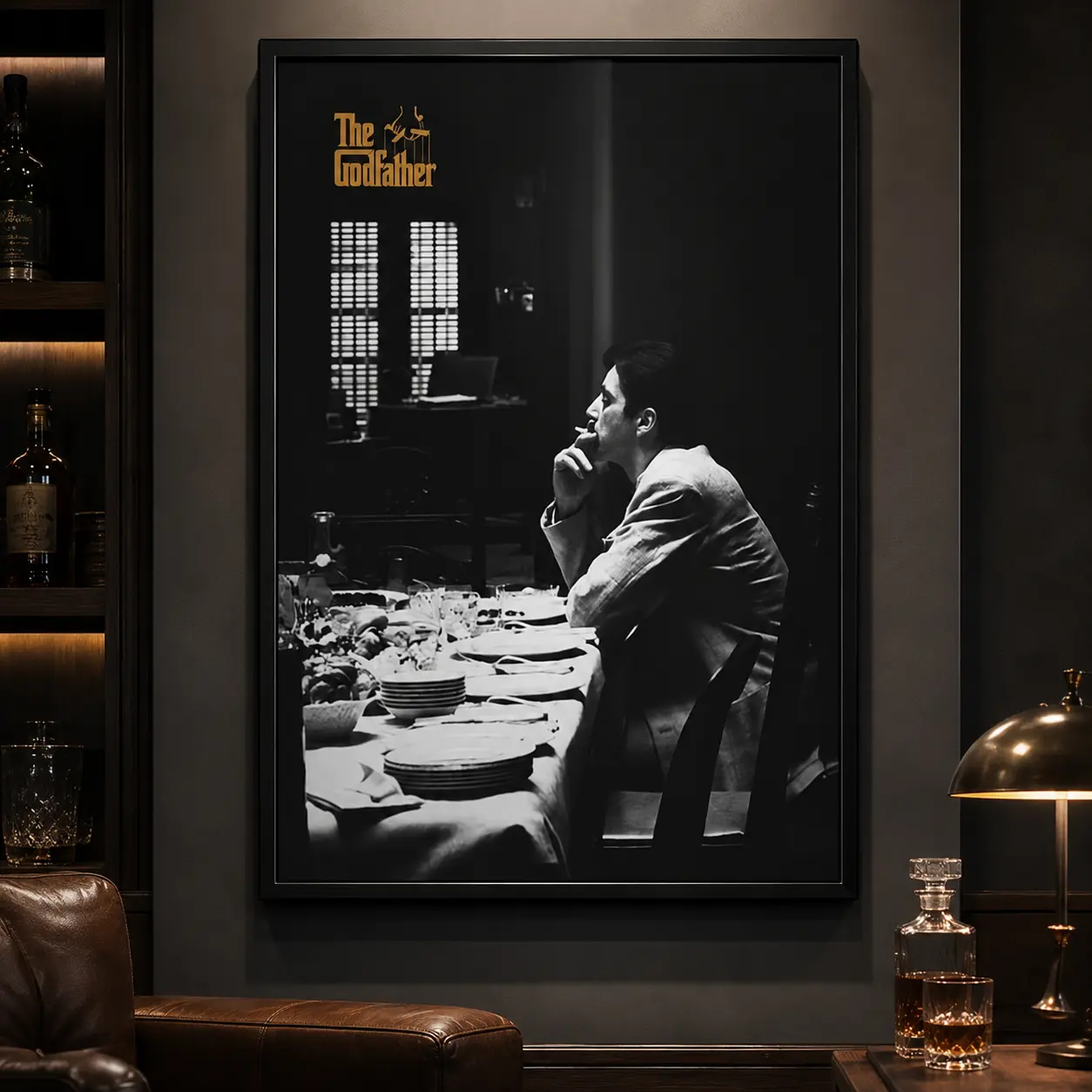 Mafia Boss Poster |   Minimalist Vintage Canvas Wall Art for Bedroom & Living Room