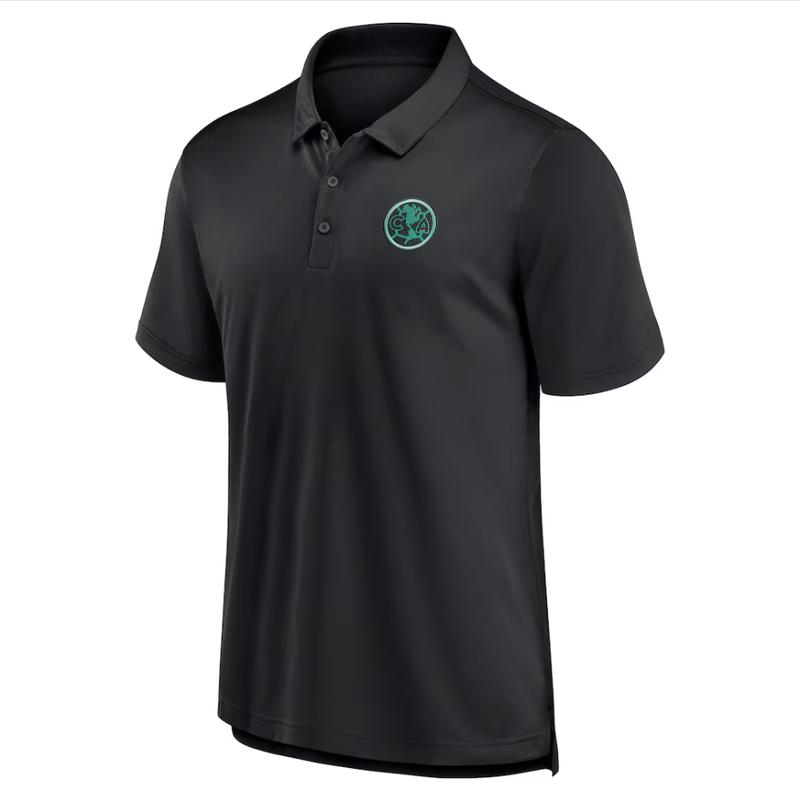 Club América Slim 2.0 Polo – Black Men’s Football Shirt Premium Slim Fit Breathable Lightweight Perfect for Fans Casual Wear Training Everyday Street Style