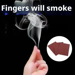 3-Pack Chemical Magic Paper, Cool Close-Up Magic, Finger Smoke Surprise Prank, Adult Use, Mystical Hand Friction Smoke Magic