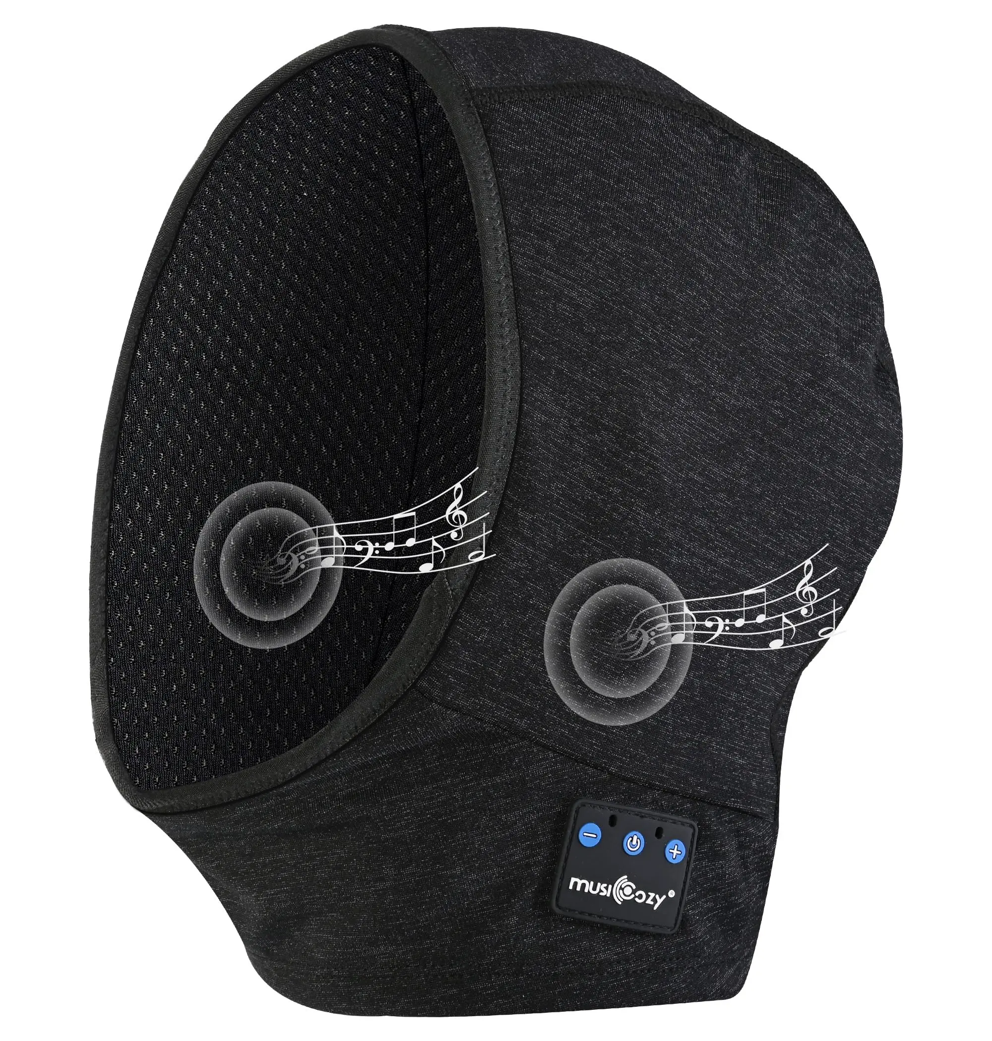 MUSICOZY Breathable Ski Mask with Bluetooth 5.4 Speakers, Stretchy Polyester Thermal Balaclava, Windproof Neck Warmer for Men & Women, Premium Ski Mask, Female, Adults, Biking