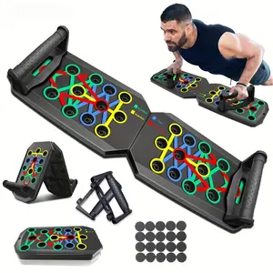 28 Hole Push Up Board Multi Grip Portable Home Gym Equipment Non Slip Strength Training Fitness for Men Women