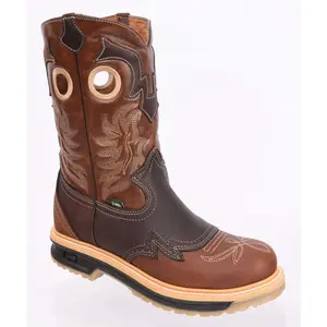 MEN'S RODEO GRASSO LEATHER WORK BOOT-SB6035 Walking Shoes Footwear