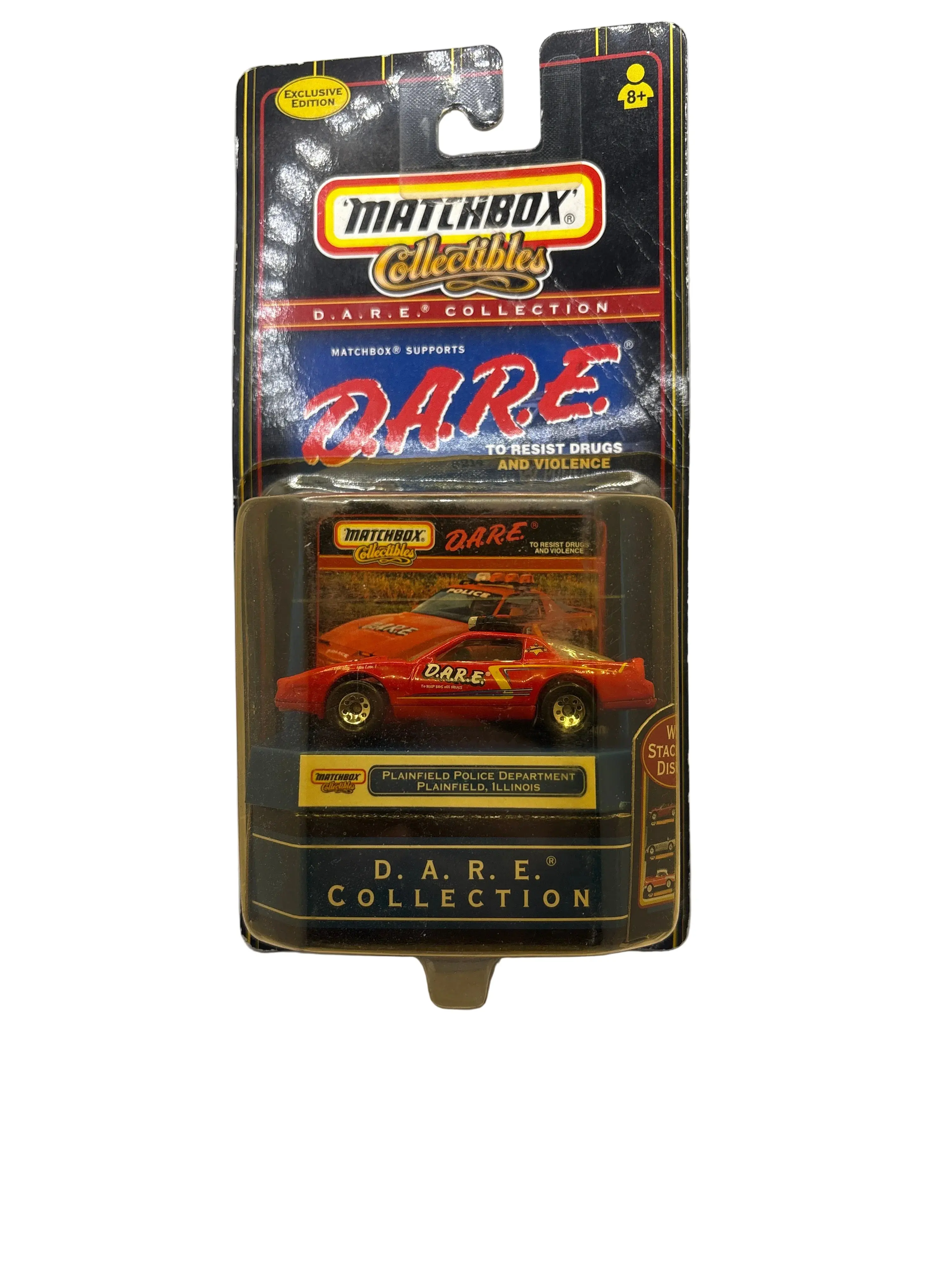 Matchbox Plainfield Police Department Diecast red