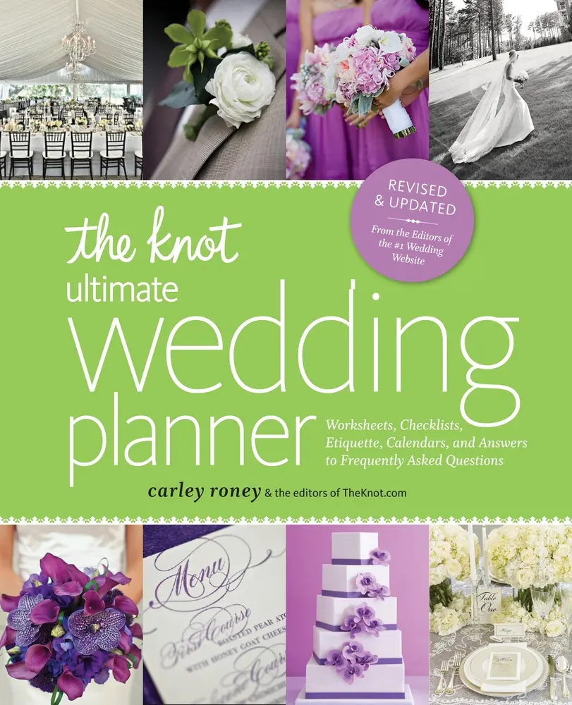 Used Paperback Book - The Knot Ultimate Wedding Planner [Revised Edition] for Brides, Including Wedding Planning Worksheets, Checklists, Etiquette, Timelines, FAQs, Updated Budget Ideas & Top Tips by Carley Roney (English)