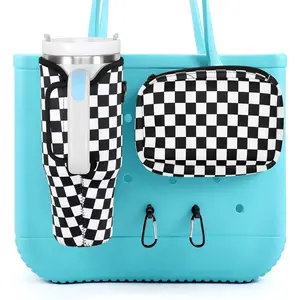 4 count Organizer Holder for , Accessories for , Phone & Cup Holder compatible with  , Bag is not included