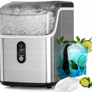 Antarctic Star Nugget Ice Maker with Soft Chewable Pellet Ice 34lbs/24H