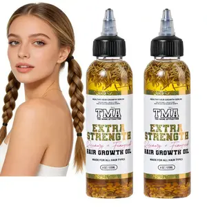 TMA The Mane Attraction Extra Strength Rosemary & Fenugreek Hair Growth Oil 4oz Herb Infused Nourishing Scalp Care Anti-Dandruff Haircare for All Hair Types