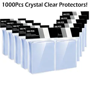 1000ct Card Sleeves for Trading Cards, Clear Penny Sleeves, Baseball Card Sleeve, Soft Sports Card Sleeve, Plastic Card Protector Fit for MTG Game Card Standard Cards