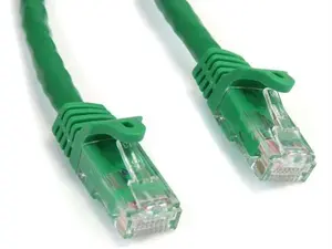 StarTech N6Patch3Gn 3 Ft Green Snagless Cat6 Utp Patch Cable