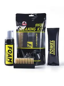 Shoe Cleaner Kit, Shoe Brush & Shoe Cleaning Mousse & Towel, Professional Sneaker Cleaning Kit, Shoe Care Kit for Suede, Boot, Canvas, PU, Fabric, Gifts for Her, Gifts for Wife