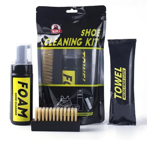 Shoe Cleaner Kit, Shoe Brush & Shoe Cleaning Mousse & Towel, Professional Sneaker Cleaning Kit, Shoe Care Kit for Suede, Boot, Canvas, PU, Fabric, Gifts for Her, Gifts for Wife