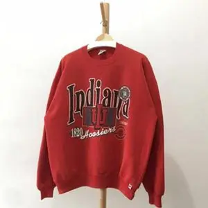 Vintage 90s Indiana University Hockey Sweatshirt/Hoodie/T-shirt, streetwear trend, ice rink vibes, retro sports, winter outfit inspo, cold game style, 90s throwback, vintage hockey, hockey aesthetic, fan energy 0UX