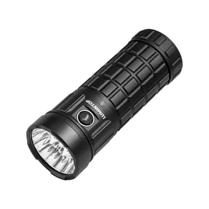LUMINTOP GT18 7000 Lumens  32000mAh 46950 Rechargeable Battery Power Bank Function IPX8 Waterproof Outdoor Flashlight With 18 High-performance LEDs, Meet a Variety of Lighting Needs With Multiple Levels, Including Strobe, SOS, and Beacon Modes.