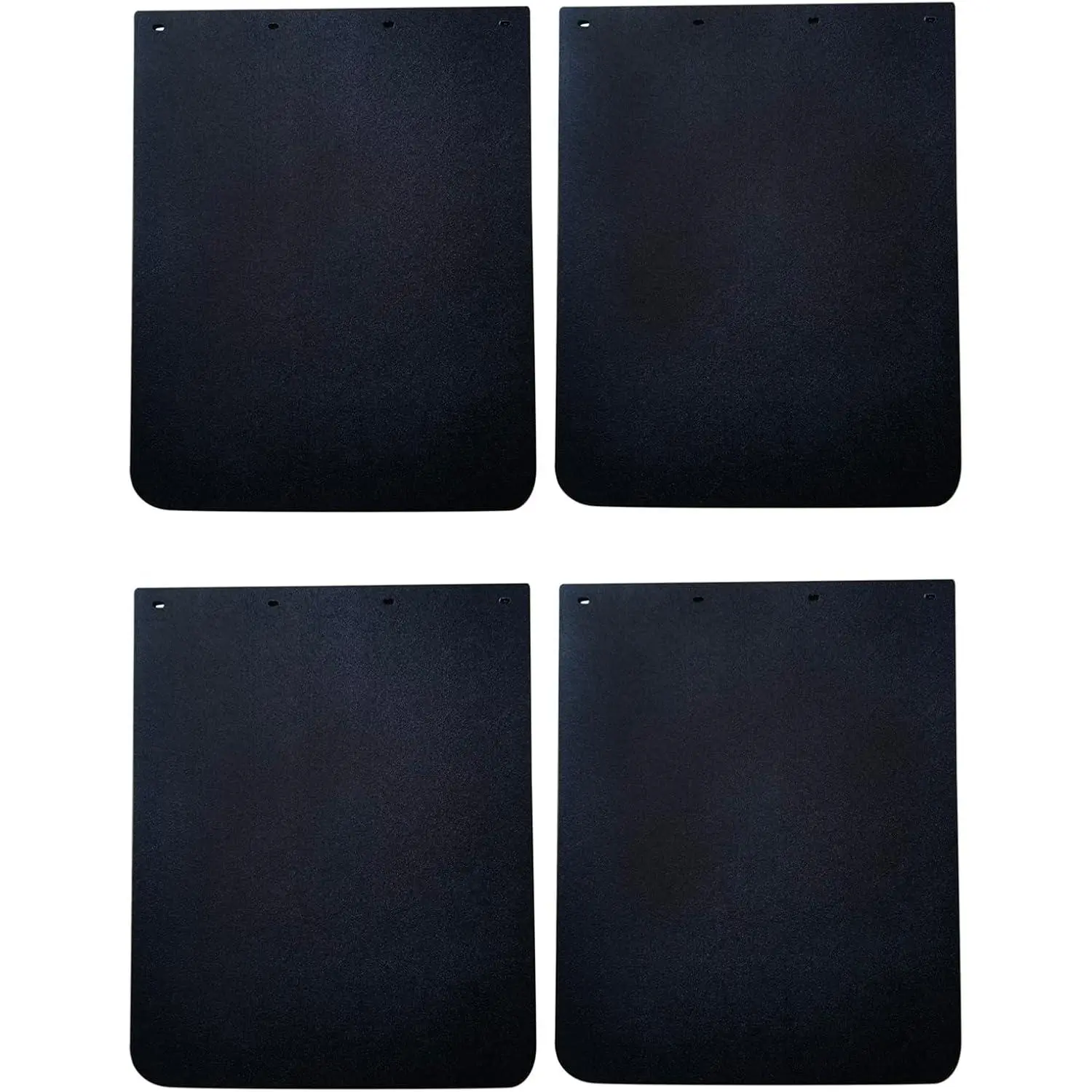 4 count Polymer Mudflaps 24x30 Inch, Durable Black Mud Flap Universal Pair for Semi  Tractor Trailer
