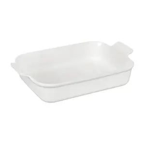 Le Creuset 4 Qt. Rectangular Heritage Baking Dish | White