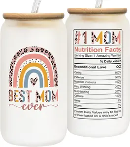 Gifts for Mom - Birthday Gifts, Mothers Day - Mom Gifts, Mama Gifts, New Mom Gifts for Women - 16 Oz Can Glass