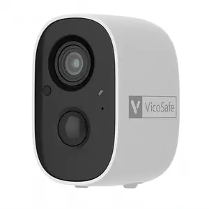 VicoSafe CG6 Wi-Fi Security Camera - Full HD, 360° Rotation, IP65 Weatherproof, Infrared Night Vision, Compatible with Vicohome App for Smart Home Monitoring