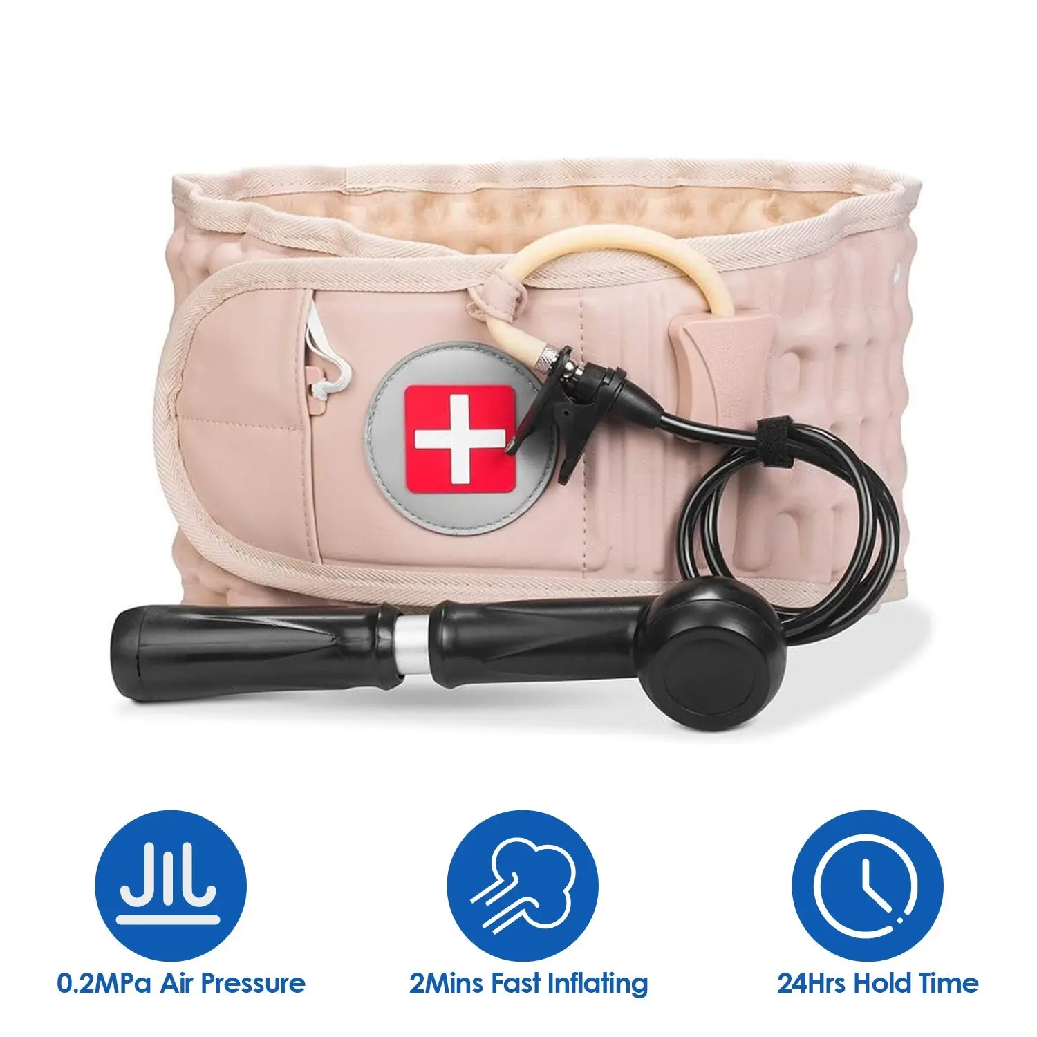 Lower Back Reset™ Air Traction Belt — Adjustable Inflatable Lumbar Support