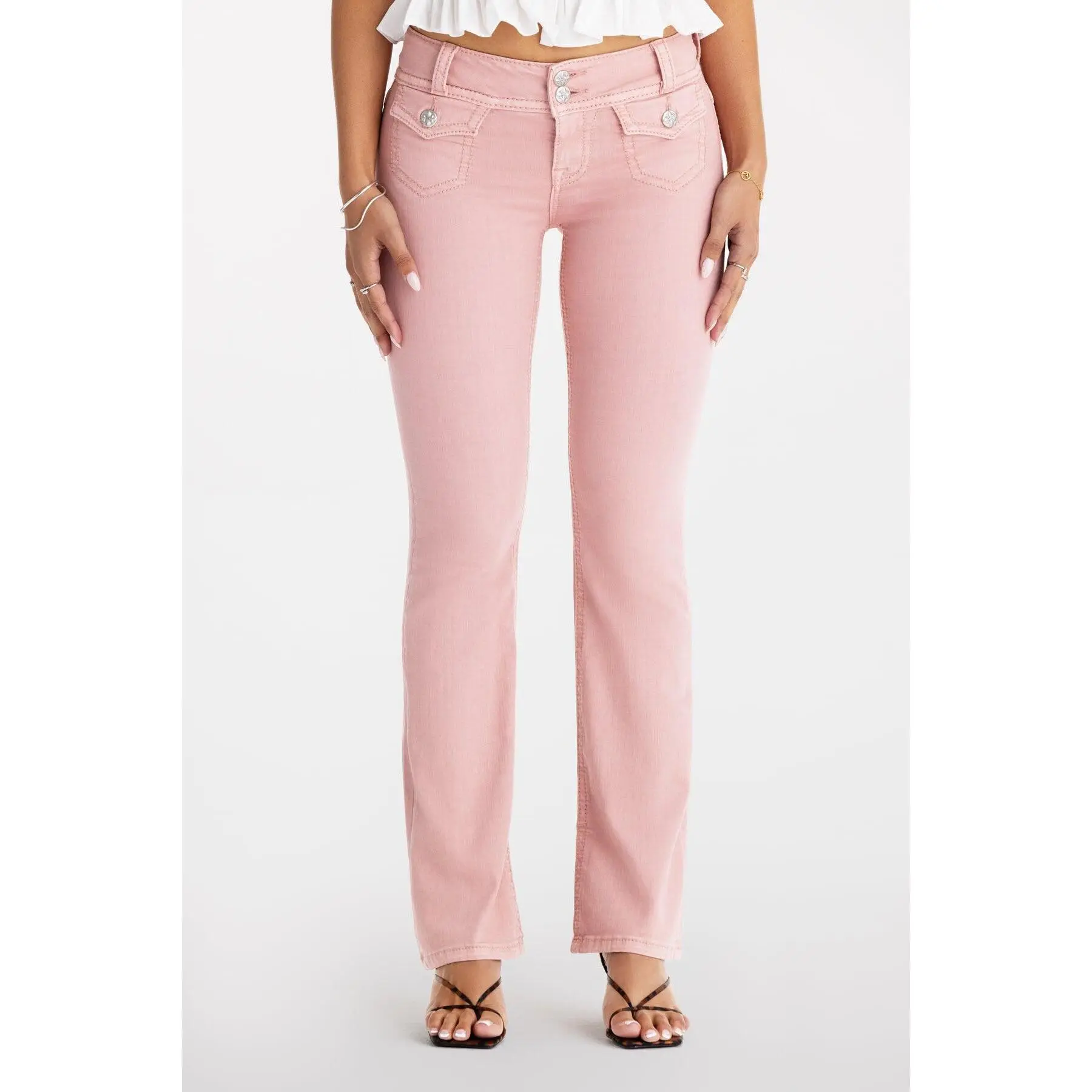Heavenly Cerise Bootcut Jeans