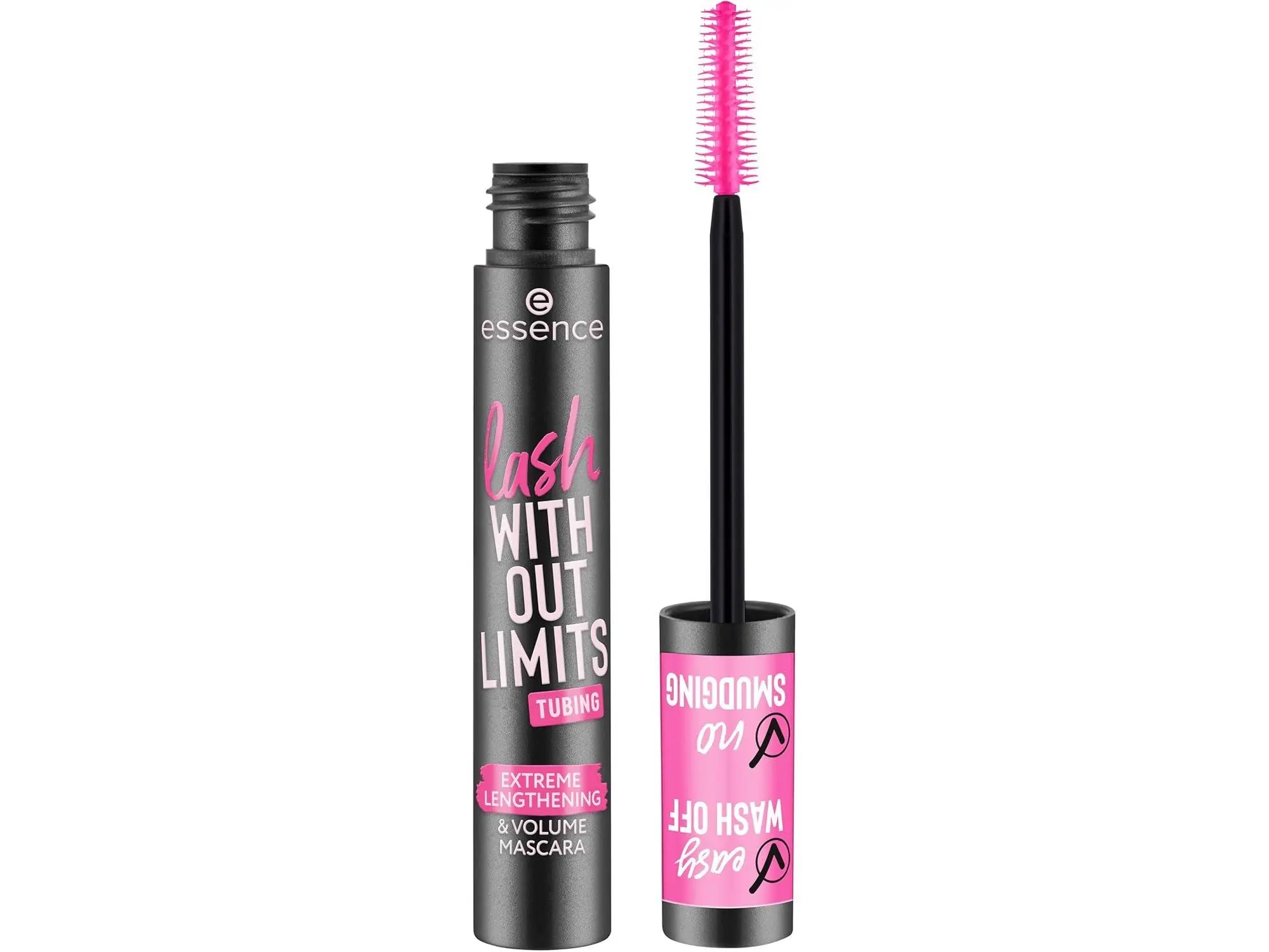 essence Lash Without Limits Extreme Brown Tubing Mascara, Waterproof | (05 | Brown) Lengthening & Volume, Waterproof Tubing Formula, Smudge-proof, Vegan, Cruelty Free, Paraben Free