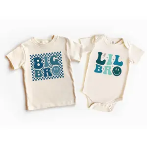 Big Brother Little Brother Shirt, Sibling Shirts, Matching Sibling T-Shirts, Pregnancy Reveal T-Shirt, Bro Matching Tees
