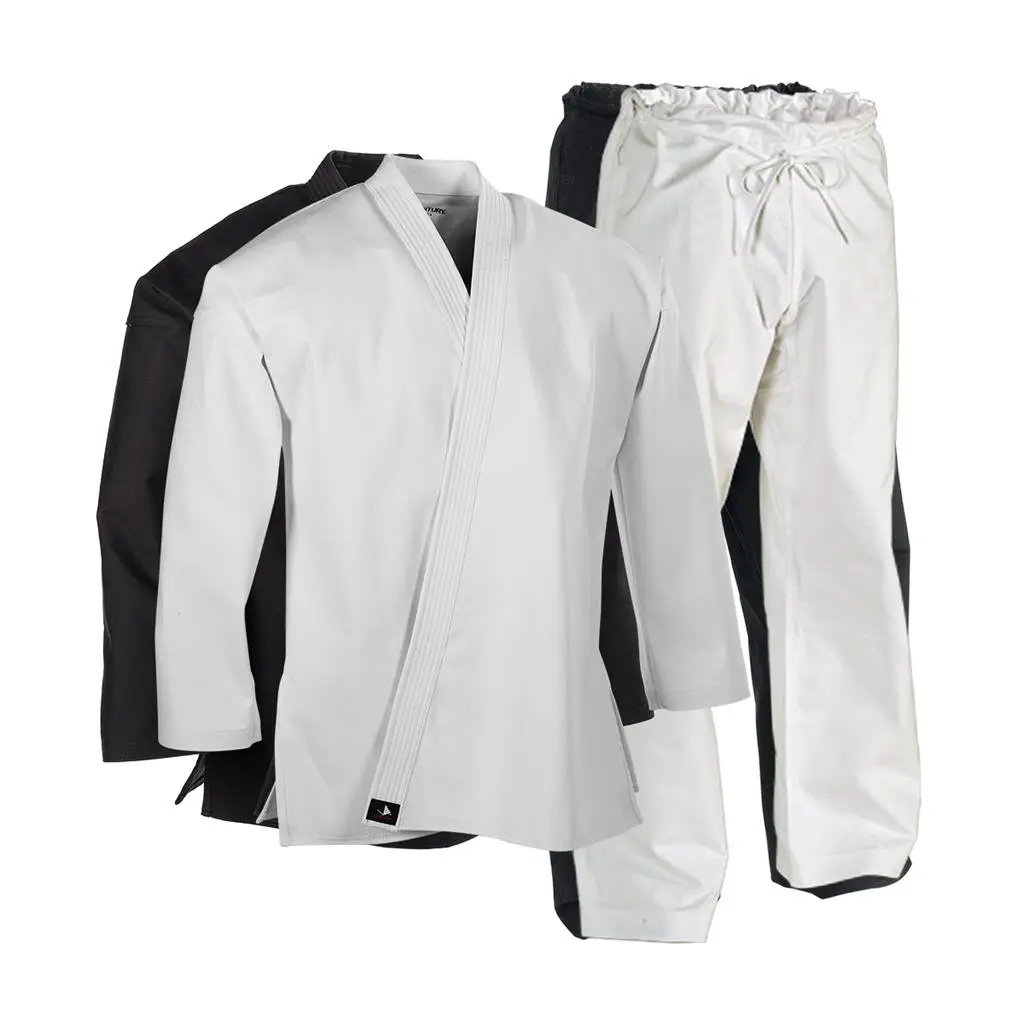 Men's Traditional Martial Arts Uniform, Heavyweight 12 oz. Soft Brushed Cotton Workwear Jacket and Pants Set, Menswear